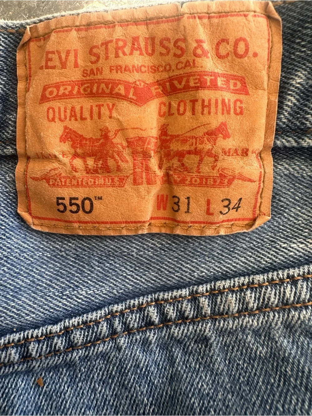 Levi's 501 Y2K Men's Relaxed Fit Jeans 31x34